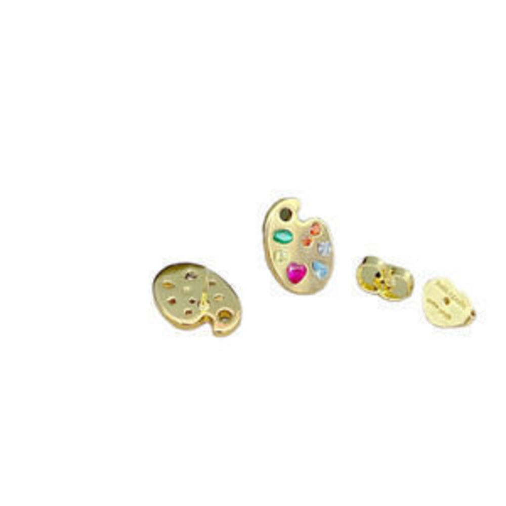 kate spade Palette Shape Multi Color Rhinestone - Picture 5 of 5